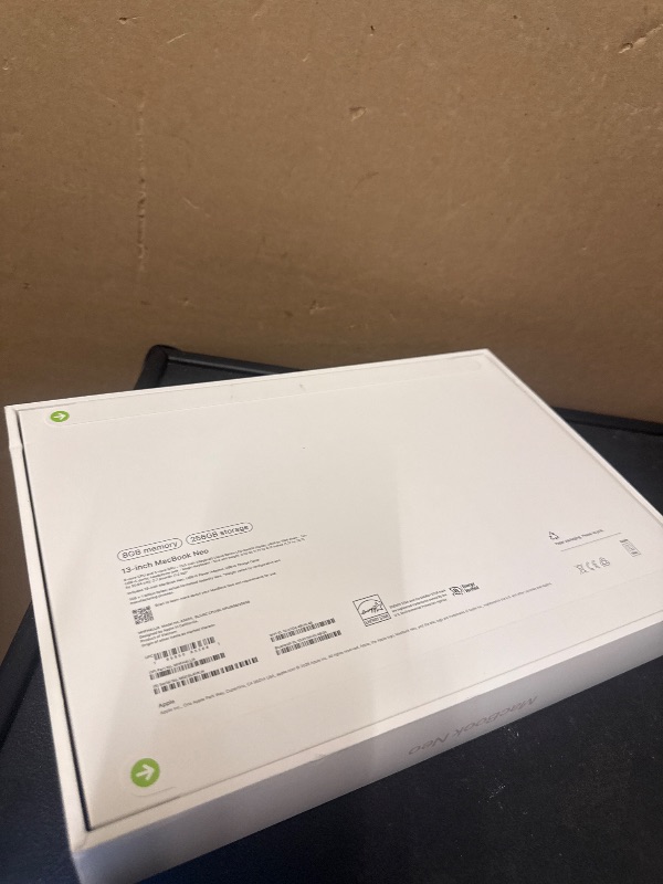 Photo 1 of Apple 2026 MacBook Neo 13-inch Laptop with A18 Pro chip: Built for AI and Apple Intelligence, Liquid Retina Display, 8GB Unified Memory, 256GB SSD Storage, 1080p FaceTime HD Camera; Blush