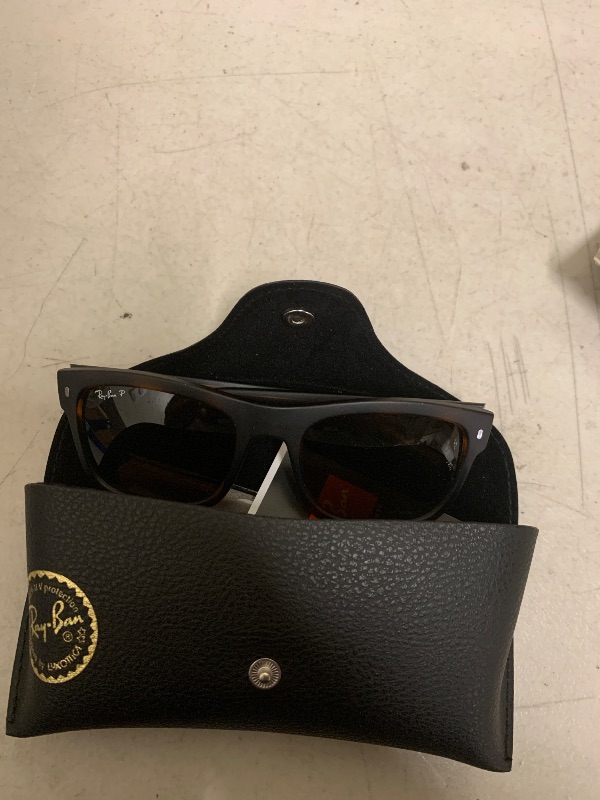 Photo 1 of Ray-Ban RB4428 894/57 56MM Havana/Brown Polarized Square Sunglasses for Men for Women