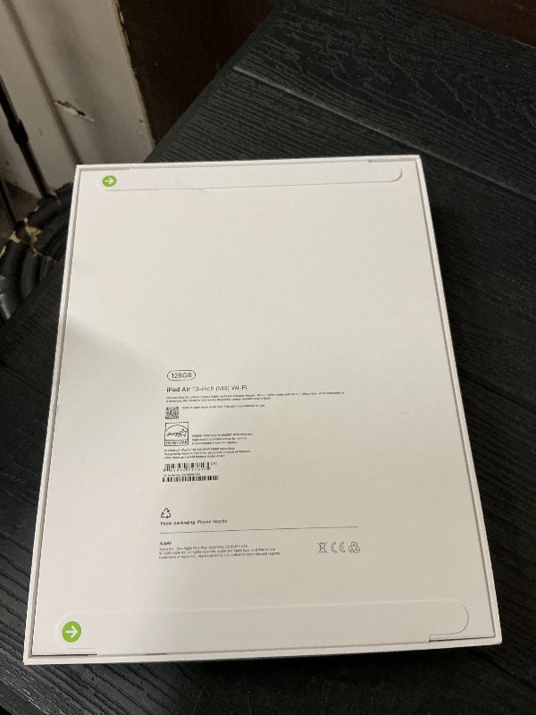 View 2 of Apple iPad Air 13-inch (M4): Liquid Retina Display, 128GB, 12MP Front/Back Camera, Wi-Fi 7 with Apple N1, Touch ID, All-Day Battery Life — Space Gray