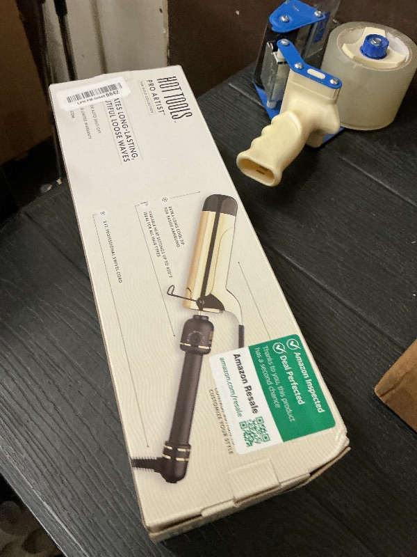 Photo 1 of Hot Tools 24K Gold Professional 2" Extended Barrel Curling Iron
