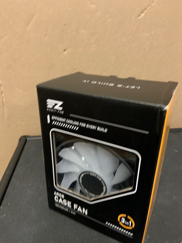 Photo 1 of EZDIY-FAB Moonlight 120mm RGB Case Fan with Fan Hub X and Remote,Motherboard Aura SYNC,Speed Control,ARGB Fan for PC Case-3 Pack