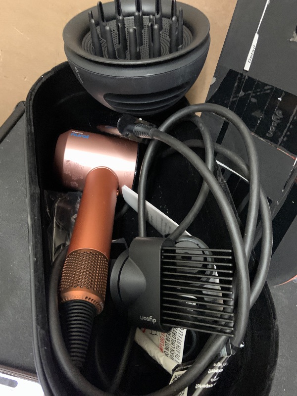 View 2 of Dyson Supersonic Nural™ Hair Dryer, No Heat Damage, 5 Intelligent attachments with Diffuser & Styling Concentrator, Scalp Health, All Hair Types