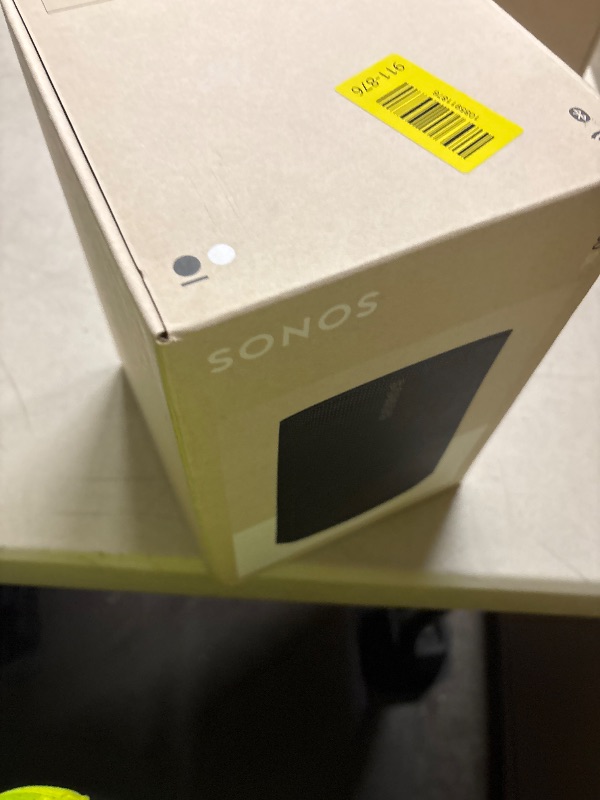 Photo 1 of Sonos Era 100 SL - Compact, Microphone-Free Speaker with WiFi, Bluetooth - Black