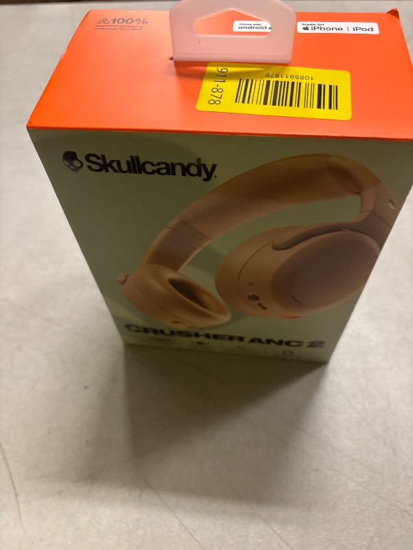 View 2 of Skullcandy Crusher ANC 2 Noise Cancelling Wireless Headphones - Primer