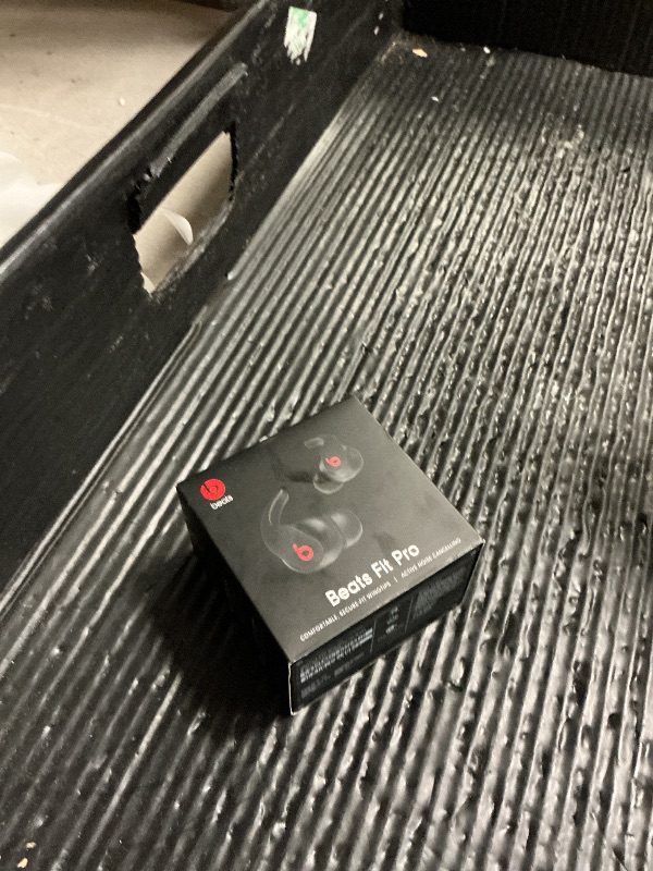 Photo 1 of Beats Fit Pro (1st Gen) - True Wireless Noise Cancelling Earbuds - Active Noise Cancelling - Sweat Resistant Earphones, Compatible with Apple & Android, Class 1 Bluetooth®- Beats Black