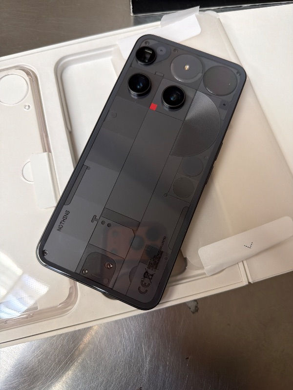 View 6 of Nothing Phone (3) Cell Phone, 5G Unlocked Phones 512GB, Android 15, Snapdragon 8s Gen4, AI Mobile Phones with Four 50MP Cameras & AMOLED Display, 5150mAh, Glyph Interface, Smartphone Black