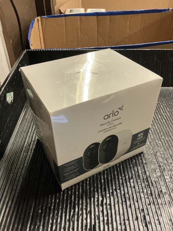 Photo 1 of Arlo Ultra 2 Spotlight Camera 4K HDR (2 Cameras, SmartHub Included & Required) | Wireless Home Security Camera | Color Night Vision, Motion Sensor, 180º View, 2-Way Audio, White