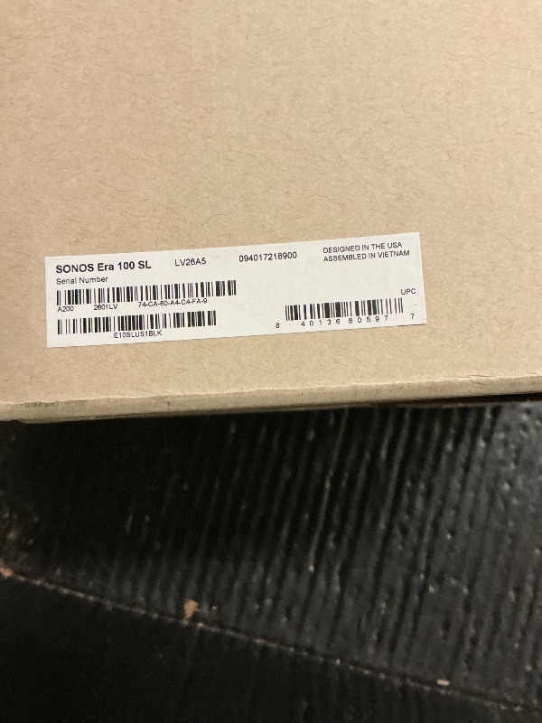 Photo 1 of Sonos Era 100 (Black)
