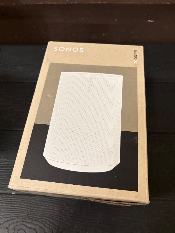 Photo 1 of Sonos Era 100 SL Compact, Microphone-Free Speaker - White