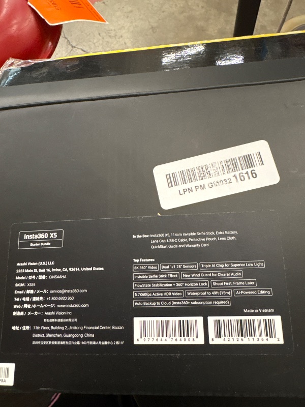Photo 1 of INSTA360 starter bundle