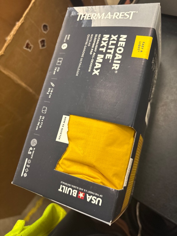 Photo 1 of Therm-a-Rest NeoAir Xlite NXT MAX Ultralight Camping and Backpacking Sleeping Pad, Solar Flare, Large