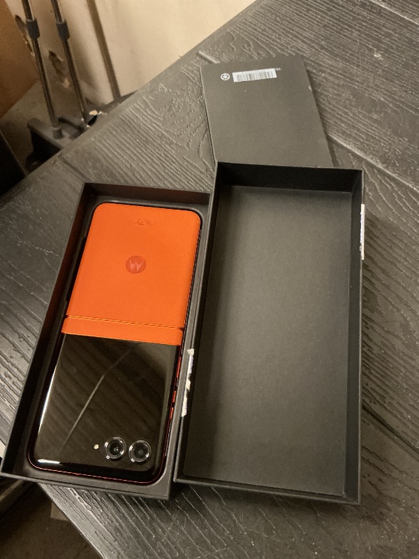 View 2 of Motorola razr | 2024 | Unlocked | Made for US 8/256GB | 50MP Camera | Spritz Orange