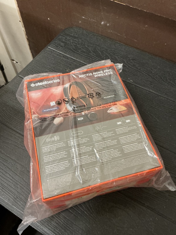 Photo 1 of SteelSeries Arctis Nova Pro Wireless Multi-System Gaming Headset - Premium Hi-Fi Drivers - Active Noise Cancellation - Infinity Power System - ClearCast Gen 2 Mic - PC, PS5, PS4, Switch, Mobile