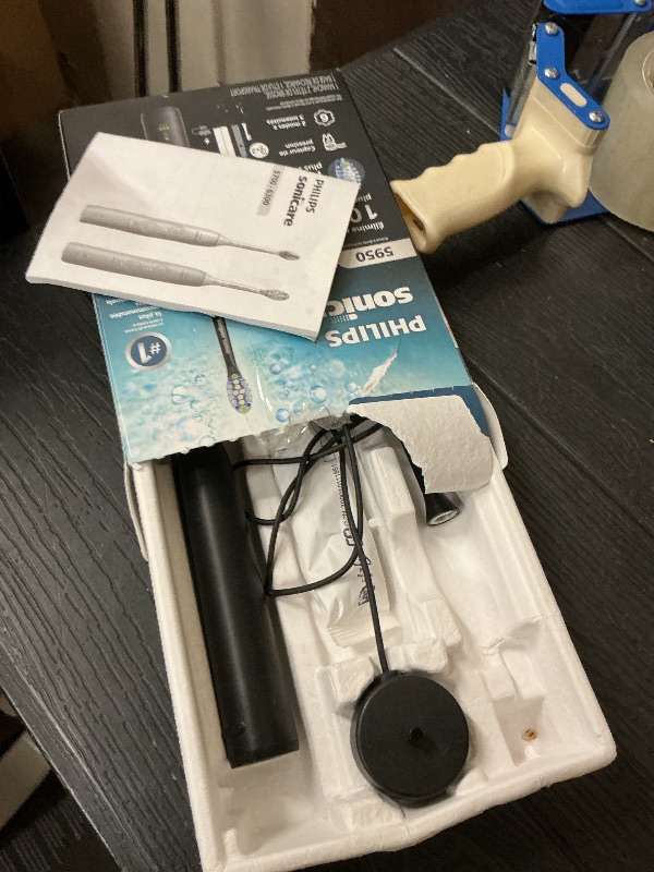 Photo 1 of Philips Sonicare 5950 Rechargeable Electric Toothbrush, 2 Brush Head, Black