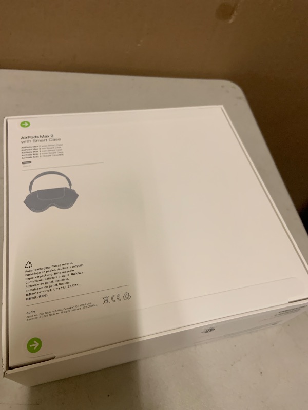 Photo 1 of Apple AirPods Max 2 Wireless Over-Ear Headphones, Active Noise Cancellation, Adaptive Audio, Personalized Spatial Audio, Live Translation, Bluetooth Headphones for iPhone – Starlight