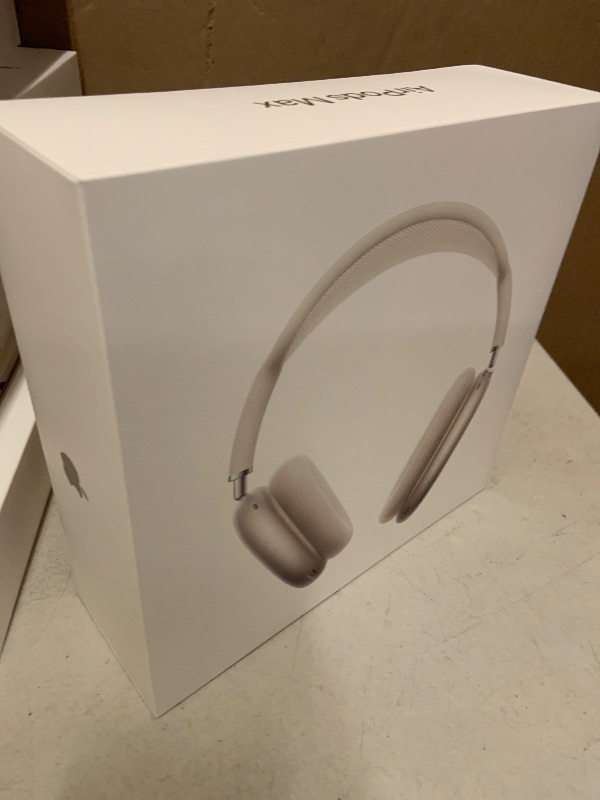 Photo 1 of Apple AirPods Max 2 Wireless Over-Ear Headphones, Active Noise Cancellation, Adaptive Audio, Personalized Spatial Audio, Live Translation, Bluetooth Headphones for iPhone – Starlight