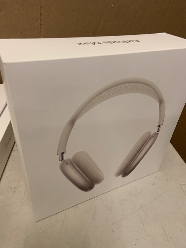 Photo 1 of Apple AirPods Max 2 Wireless Over-Ear Headphones, Active Noise Cancellation, Adaptive Audio, Personalized Spatial Audio, Live Translation, Bluetooth Headphones for iPhone – Starlight