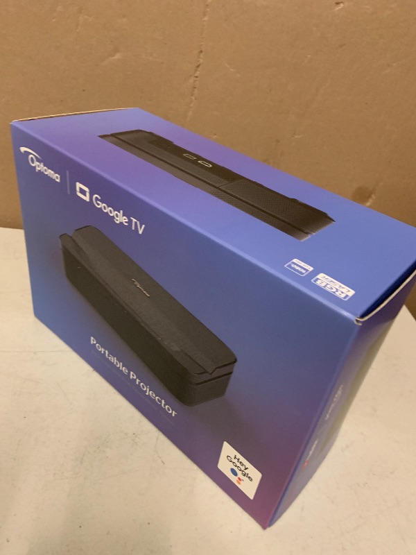 Photo 1 of Optoma ML1080UST 1080p Photon Go Ultra Short Throw Full HD LED Triple Laser DLP Google TV Smart Projector