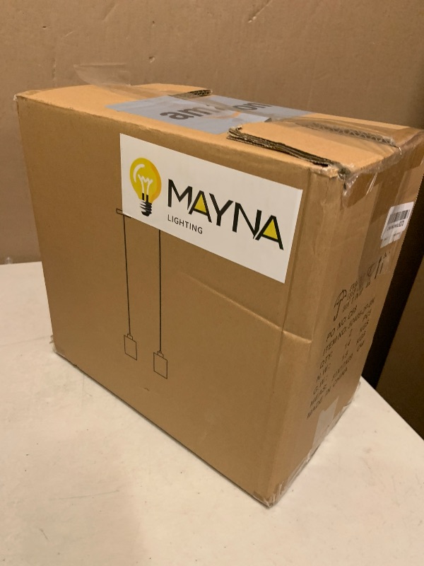 Photo 1 of MAYNA 2 Pack Black Pendant Lights