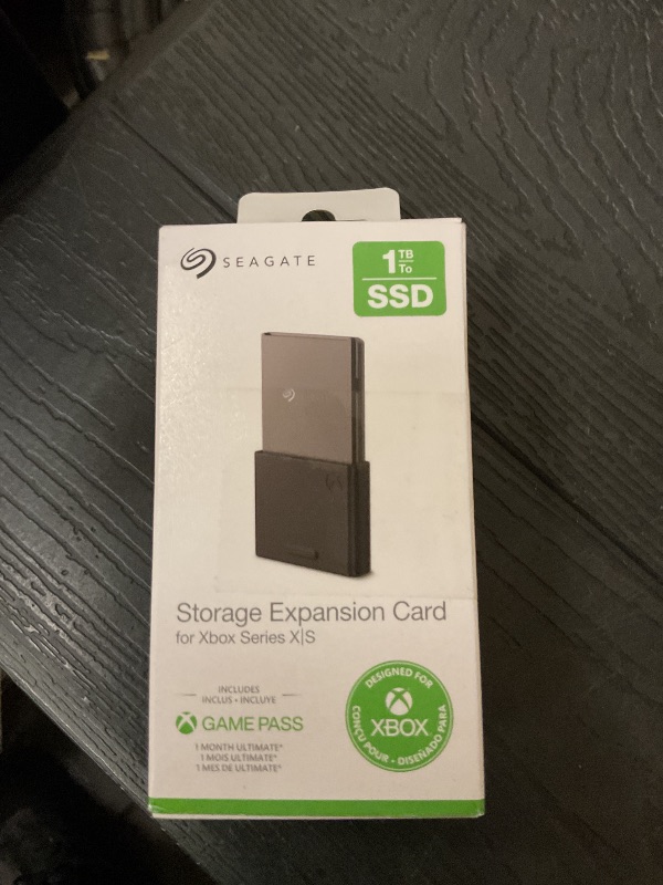 Photo 1 of Seagate Storage Expansion Card for Xbox Series X|S, 1TB, SSD, NVMe Expansion SSD (STJR1000400)