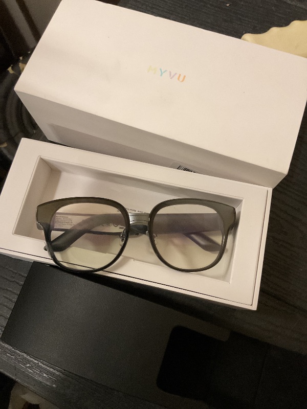 Photo 1 of Domars Smart Glasses with AR Display, Invisible Teleprompter Glasses for Speech, AI Real-Time Translation Glasses in 15 Languages, Bluetooth AI Smartglasses for Travel Business Meetings Men Women