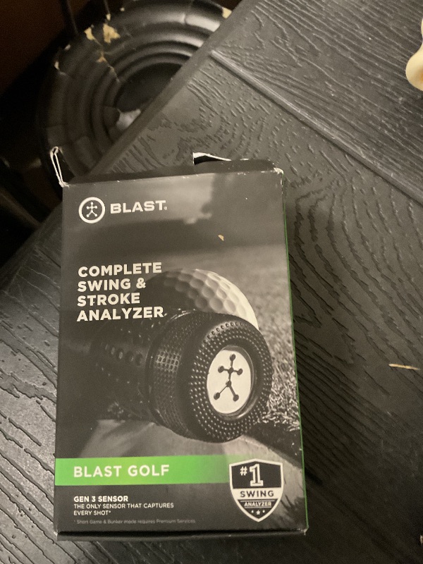 Photo 1 of Blast Motion Golf Swing & Stroke Analyzer - Real-time Feedback, Swing Metrics, Swing Trainer, Video Capture Highlights, Track Performance (GEN3 Sensor)