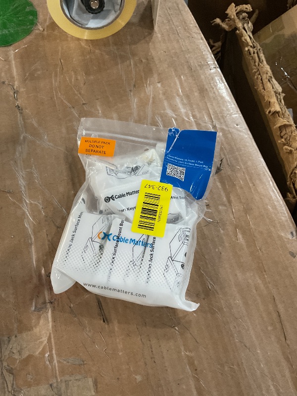 View 2 of [UL Listed] Cable Matters 5-Pack 1-Port Keystone Surface Mount Box, White