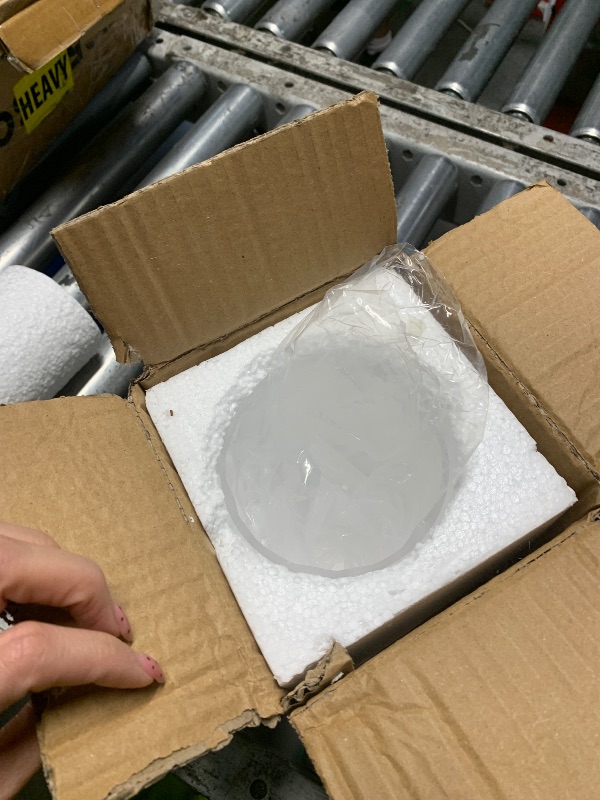 View 2 of ***PACK OF 1*** Hammered Lip-less Glass Lamp Shade, Cylindrical Light Cover with Fitter Opening, Replacement for Chandelier, Pendant, Bathroom Vanity Light,
