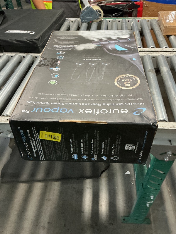 View 2 of ***MISSING PARTS***

Euroflex Vapour Pro Premium Hybrid Steam Mop & 20-Piece Steam Cleaner
