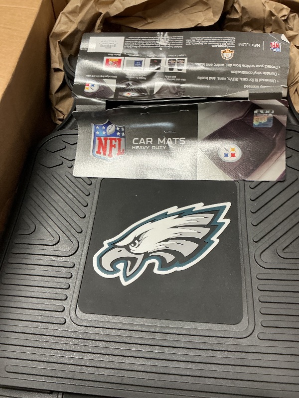 View 2 of ***PHILADELPHIA EAGLES*****FANMATS NFL Philadelphia Eagles 4-Pack Vinyl Car Mat Set