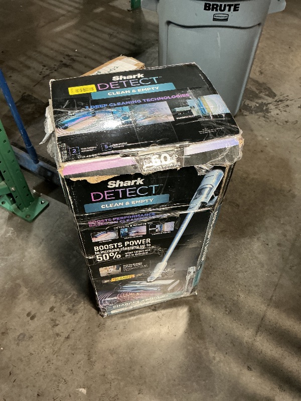 View 2 of ***SEE PICTURES***Shark Detect Clean & Empty Cordless Vacuum Cleaner, Cloudy Blue, IW4624