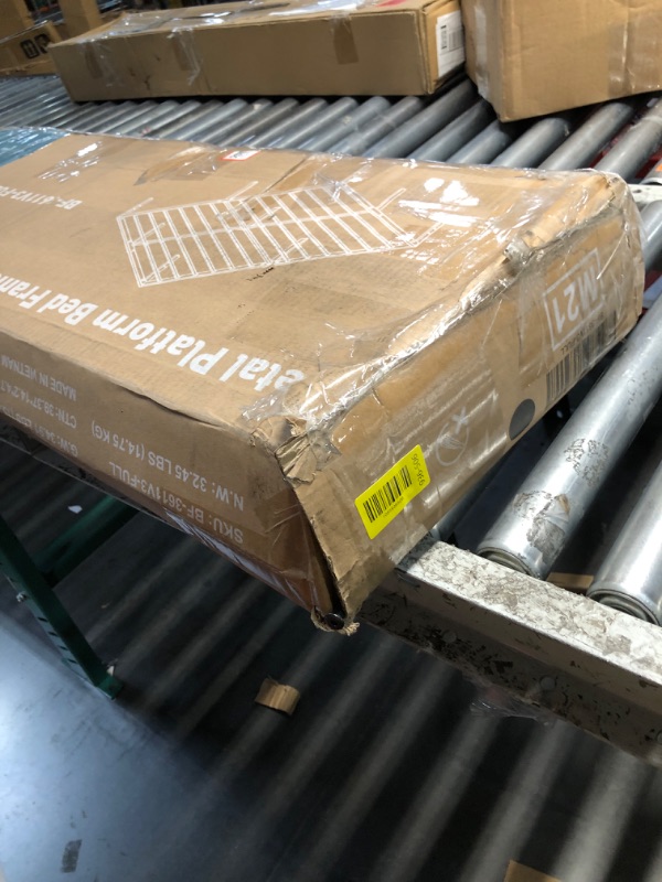 View 3 of ***MISSING PARTS***

Sweetcrispy Black Full Bed Frame, 14 Inch Platform