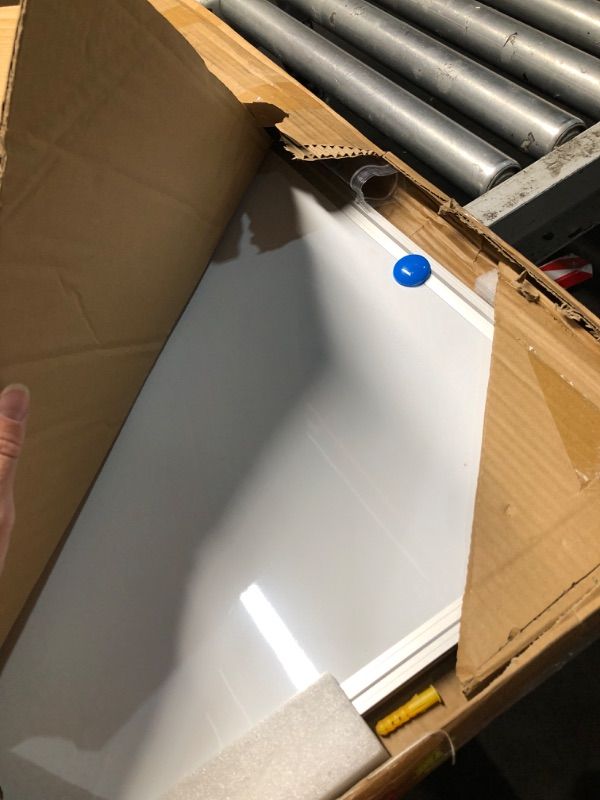View 2 of ***TRUCK/TRAILER PICKUP ONLY*** Maxtek Magnetic White Board Dry Erase 72x40 Wall Mounted
