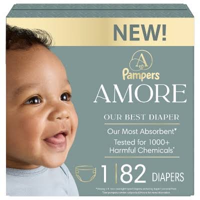 View 1 of ***FACTORY SEALED ***
Amore by Pampers Luxury Diapers - (Select Size and Count)