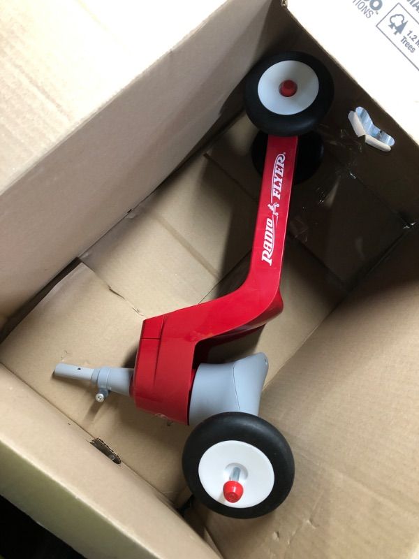 View 2 of ***MISSING PARTS*** Radio Flyer Scoot 2 Scooter - Ages 1-4, Red