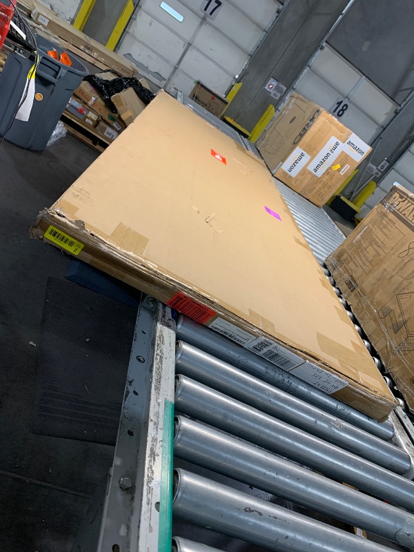 View 2 of ***FACTORY SEALED*** BARNSMITH 28x80 in 2-Panel Arch Top Plank Primed Interior Door Panel