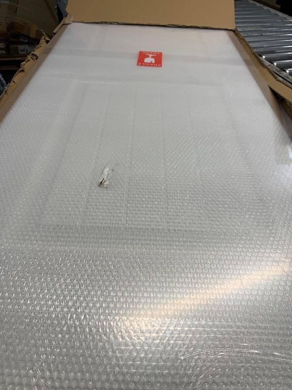 View 4 of ***FACTORY SEALED*** BARNSMITH 28x80 in 2-Panel Arch Top Plank Primed Interior Door Panel