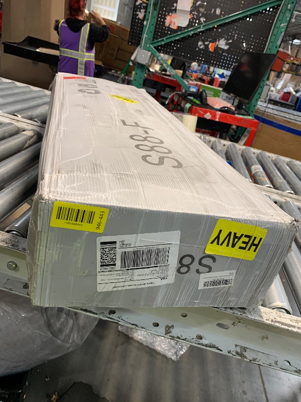 View 2 of ***FACTORY SEALED***Chroark Full Size Metal Bed Frame with Headboard and Footboard, Black