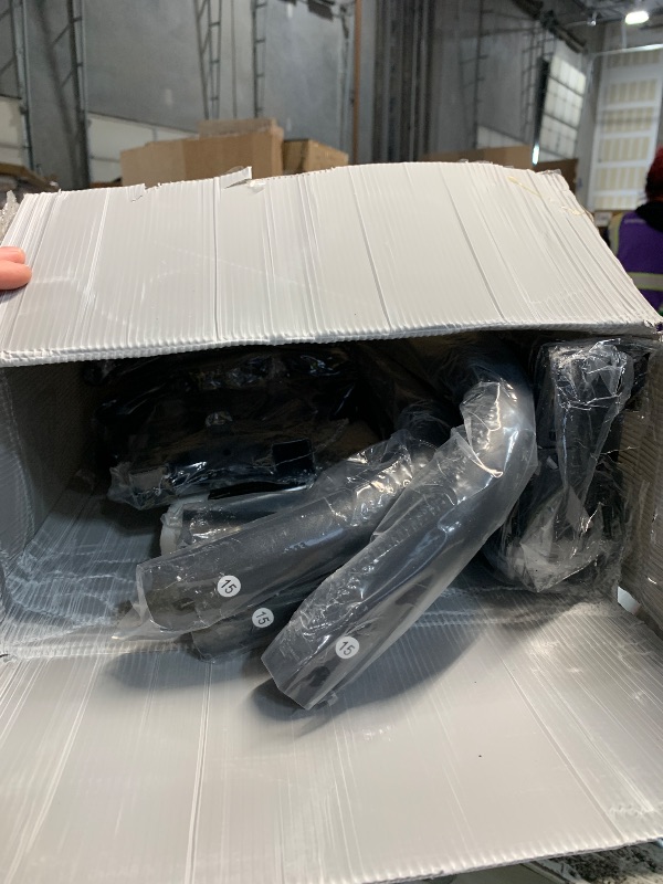 View 3 of ***FACTORY SEALED***Chroark Full Size Metal Bed Frame with Headboard and Footboard, Black