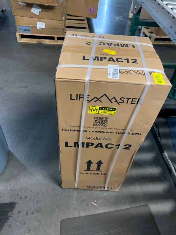 View 3 of ***FACTORY SEALED -*****LifeMaster 12,000 BTU Portable Air Conditioners, Room Air Conditioner with Digital Remote for Room up to 500 Sq.Ft, 3-in-1 Portable AC Unit with with Installation Kit for Home/Office/Dorms