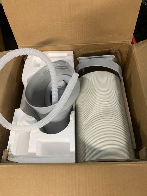 View 5 of ***FACTORY SEALED****Coolblus 10000 BTU Portable Air Conditioners Cool Up to 450 Sq.Ft, 3-IN-1 Portable AC Unit with Remote Control/LED Display/Installation Kits & Screwdriver/24Hrs Timer for Home/Office, White-10000BTULPNRRDS9125907