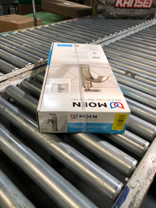 View 2 of ***FACTORY SEALED
Moen 84970 Halle Single Handle High Arc Bathroom Faucet - Spot Resist Brushed Nickel