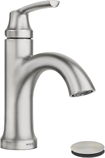 View 1 of ***FACTORY SEALED***Moen 84970 Halle Single Handle High Arc Bathroom Faucet - Spot Resist Brushed Nickel