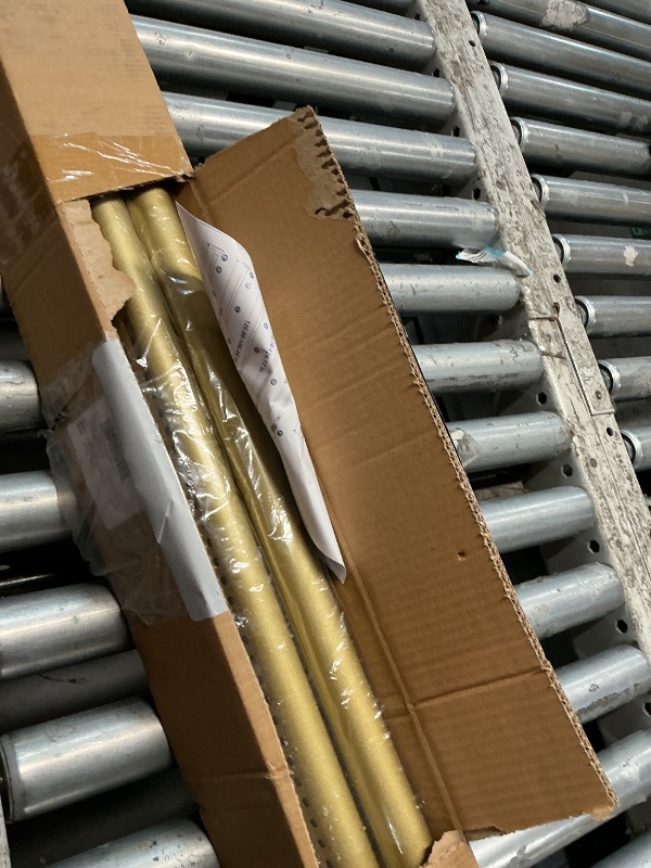 Photo 1 of ** STOCK PHOTO FOR REFERENCE ONLY ITEM IS GOLD AND NOT WHITE**
ALLZONE Tension Curtain Rods 120 to 160 Inches, Heavy Duty Curtain Rods No Drilling, Extra Long Tension Rod for Room Divider, Outdoor Curtains Rod for Patio, Bedroom, White