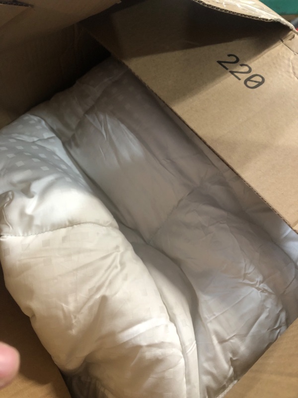 View 2 of ***STOCK PHOTO FOR REFERENCE ONLY***Utopia Bedding Twin Comforter, Duvet Insert, White, 64 x 88 Inches
