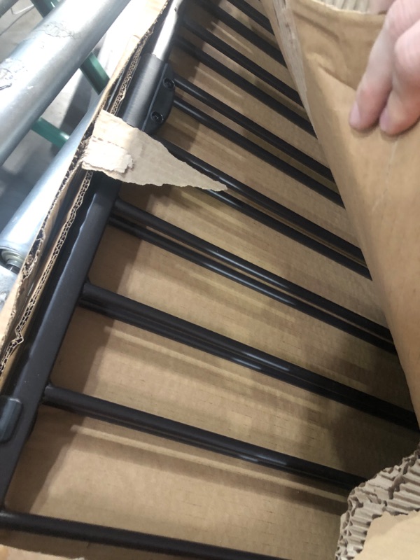 View 2 of ***NO HARDWARE*** Toddleroo Easy Swing & Lock Baby Gate for Top of Stairs: 31" Tall, Bronze