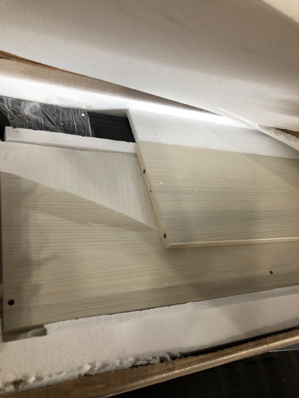 View 3 of ***TRUCK/TRAILER PICKUP ONLY***PARTIAL SET BOX 2 OUT OF 2***
DNYN Upholstered Cloud Bed Frame - Queen, Cream White