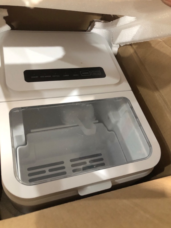 View 3 of **PARTS ONLY** Silonn Ice Maker Countertop, 26.5 lbs/24H, 2 Bullet Ice Sizes