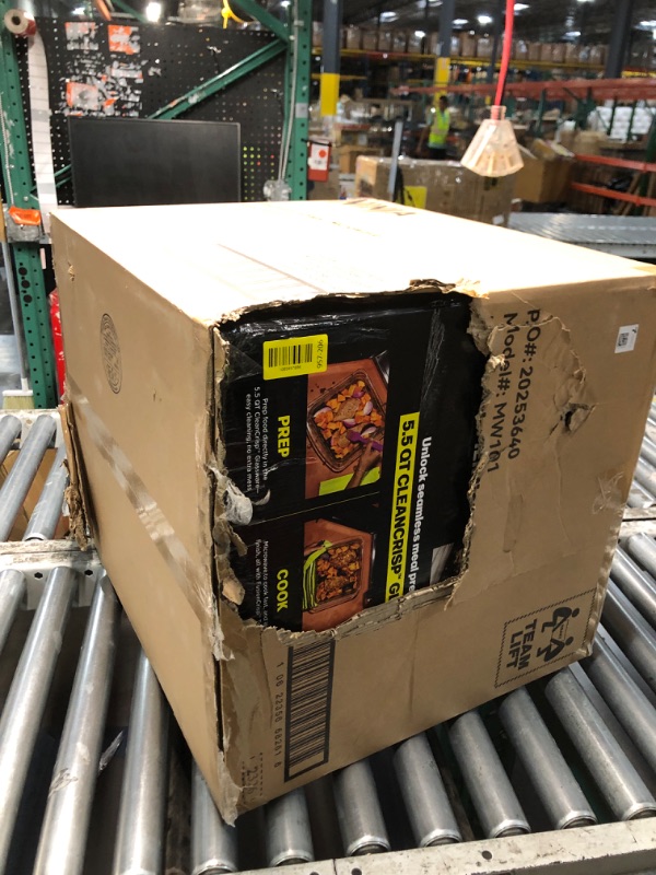 View 2 of ***FACTORY SEALED *** Ninja® Crispi™ Microwave & Air Fryer with FusionCrisp, Silver, MW101