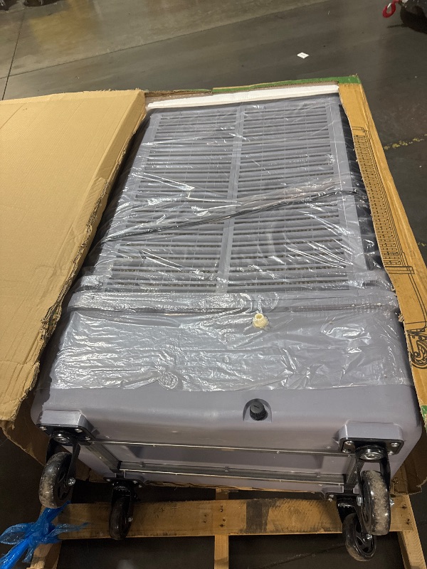 View 2 of ***TRUCK/TRAILER PICKUP ONLY*** YougetTech 53'' Swamp Cooler Outdoor, 6500CFM Evaporative Air Cooler with 20 Gal Water Tank, Portable Evaporative Cooler with Dust proof bag, 120° Oscillation, 7 Speed for Garage, Yard, Patio, Grey